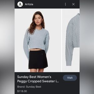 Sunday Best
Peggy Cropped Sweater